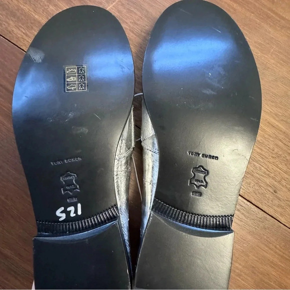 NWOT Tory Burch Metallic Loafers Women 9.5 - Picture 5 of 5